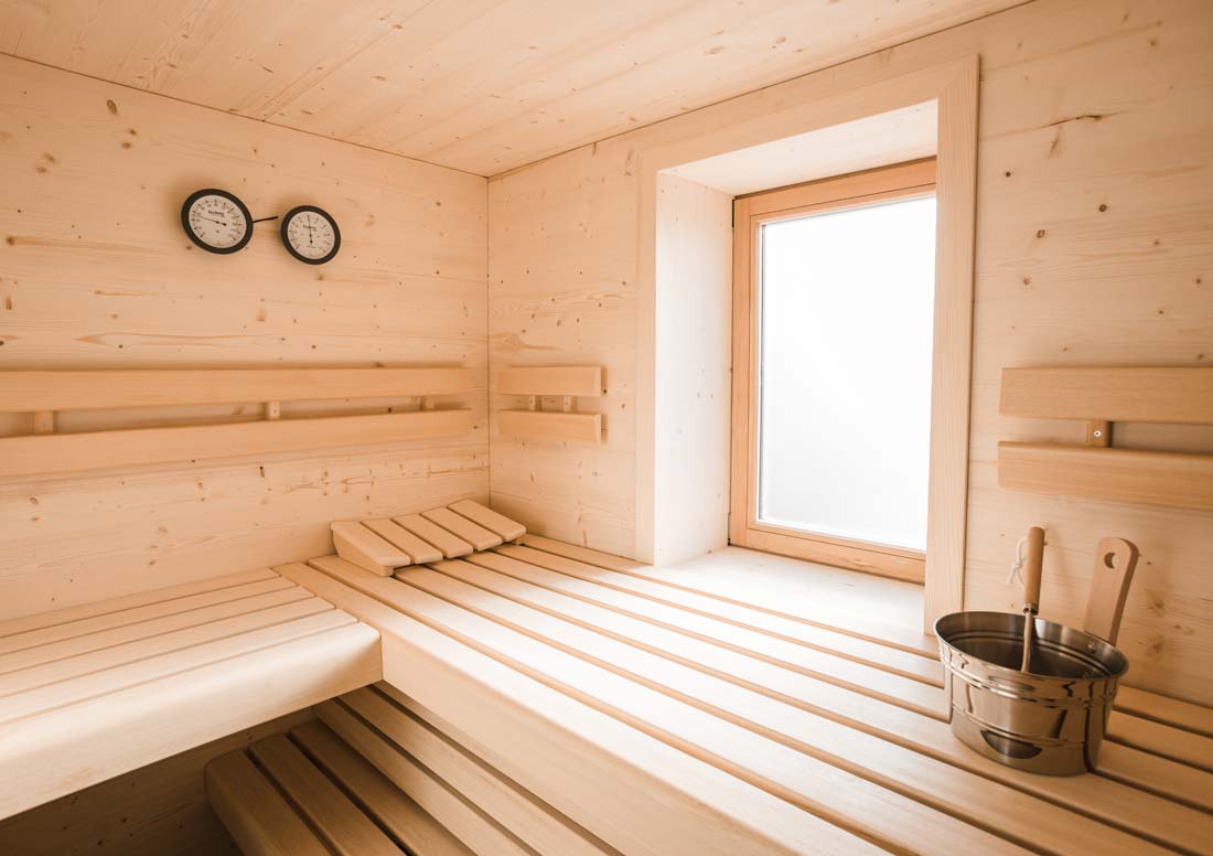 Eigene Sauna in der Suite